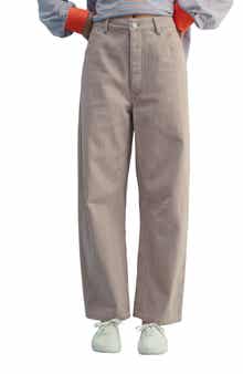High Waist Barrel Leg Jeans