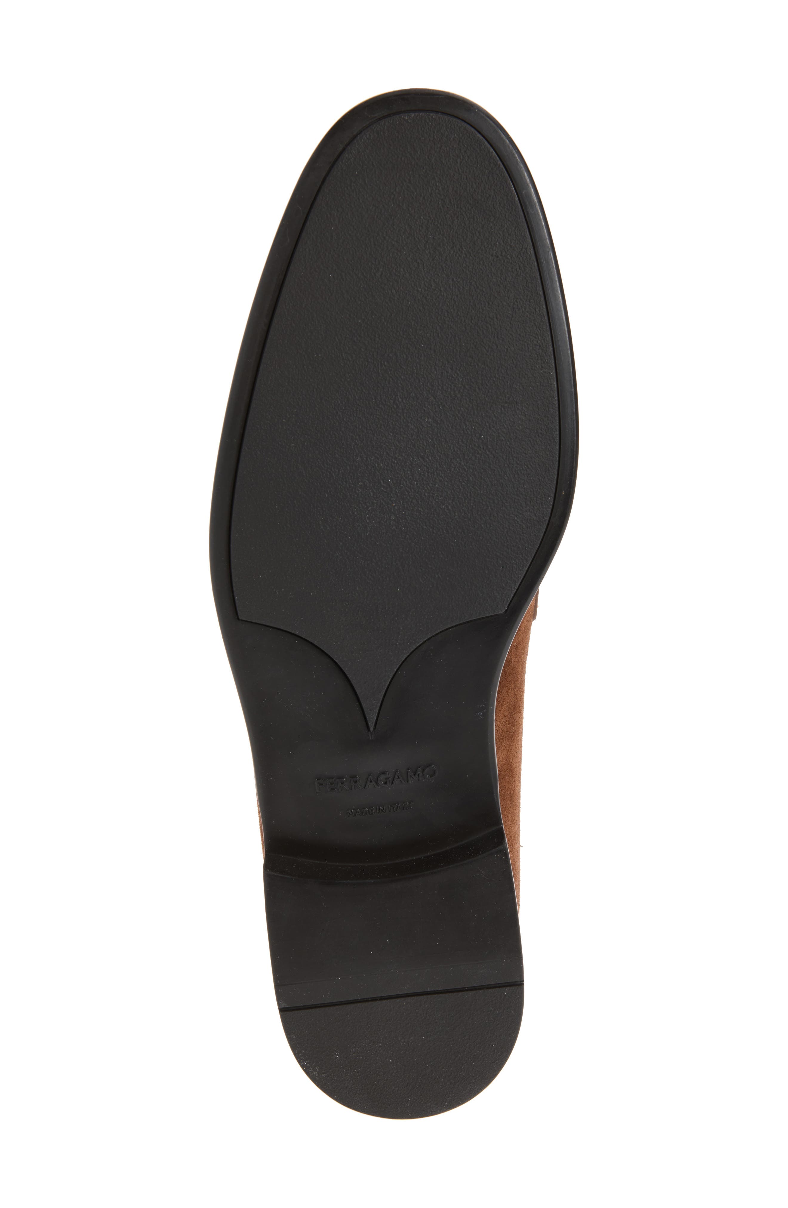 FERRAGAMO Terence Apron Toe Loafer, Alternate, color, Naturale