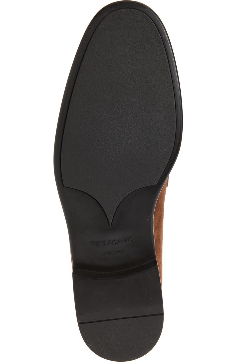 FERRAGAMO Terence Apron Toe Loafer, Alternate, color, Naturale