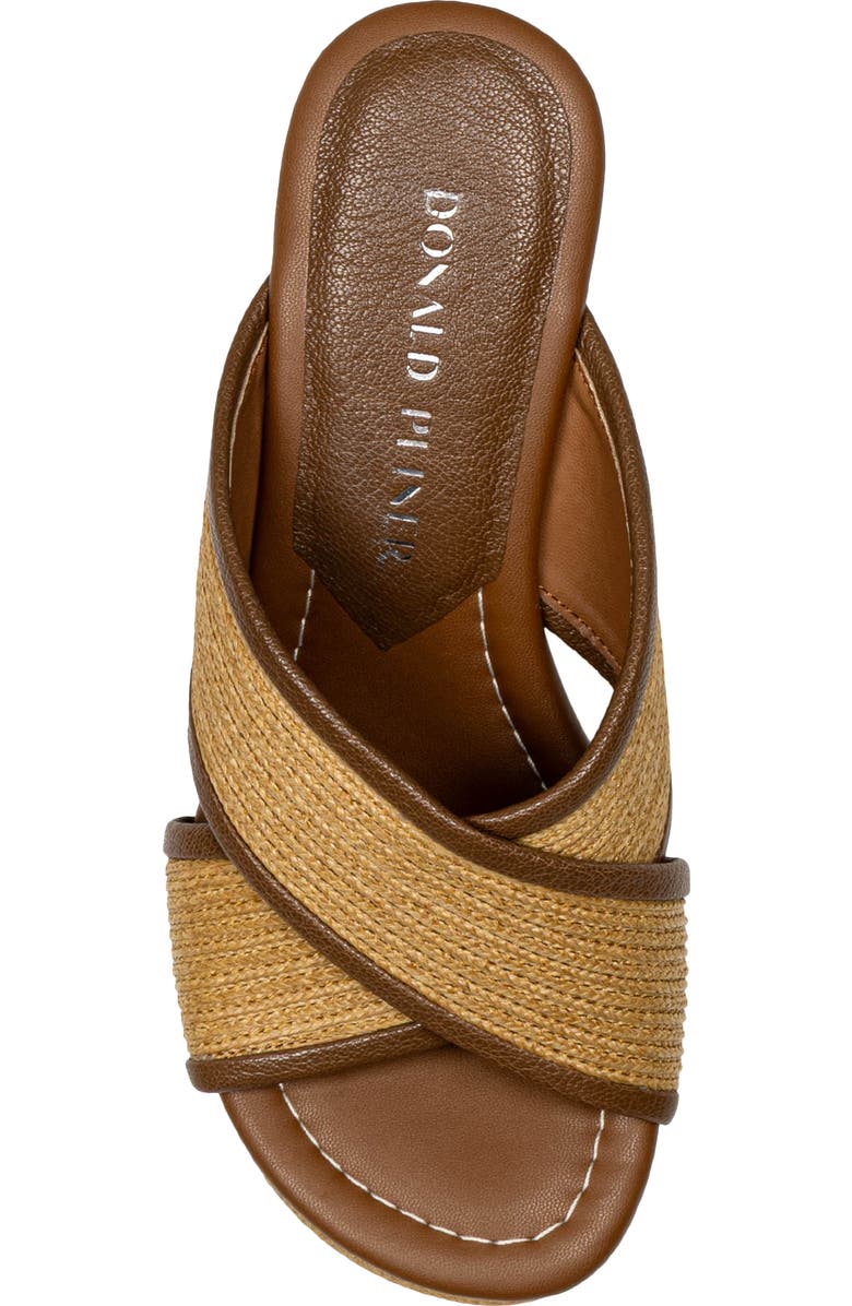Donald Pliner Gorgina Platform Wedge Sandal, Alternate, color, Saddle