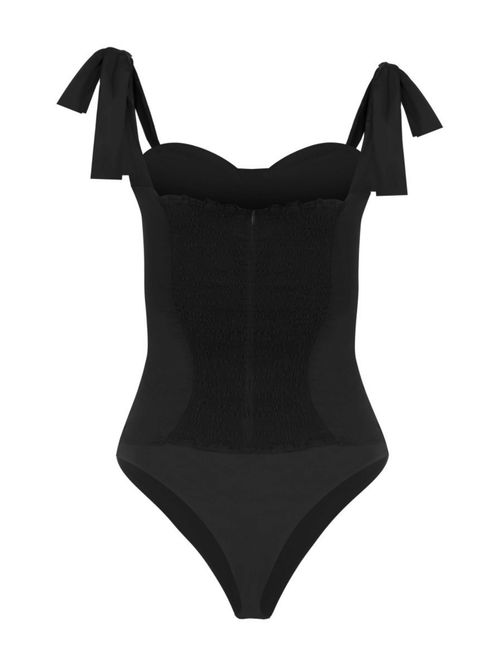 Prime Of Lime Victoria Bodysuit In Black