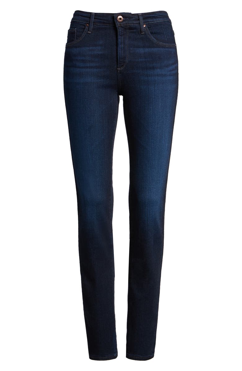 AG Skinny Stretch Jeans, Alternate, color, Jet Setter