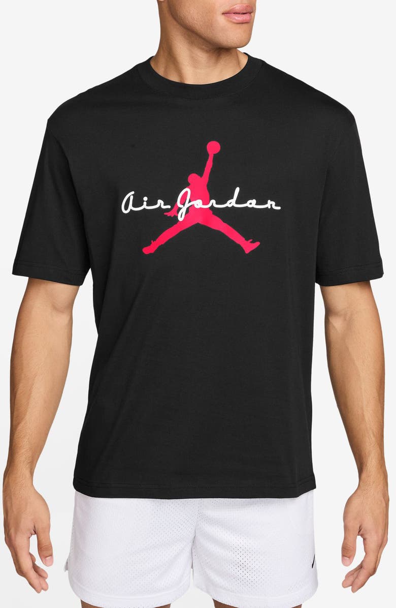 Jordan Jumpman Graphic T-Shirt, Main, color, Black/ White/ Infrared