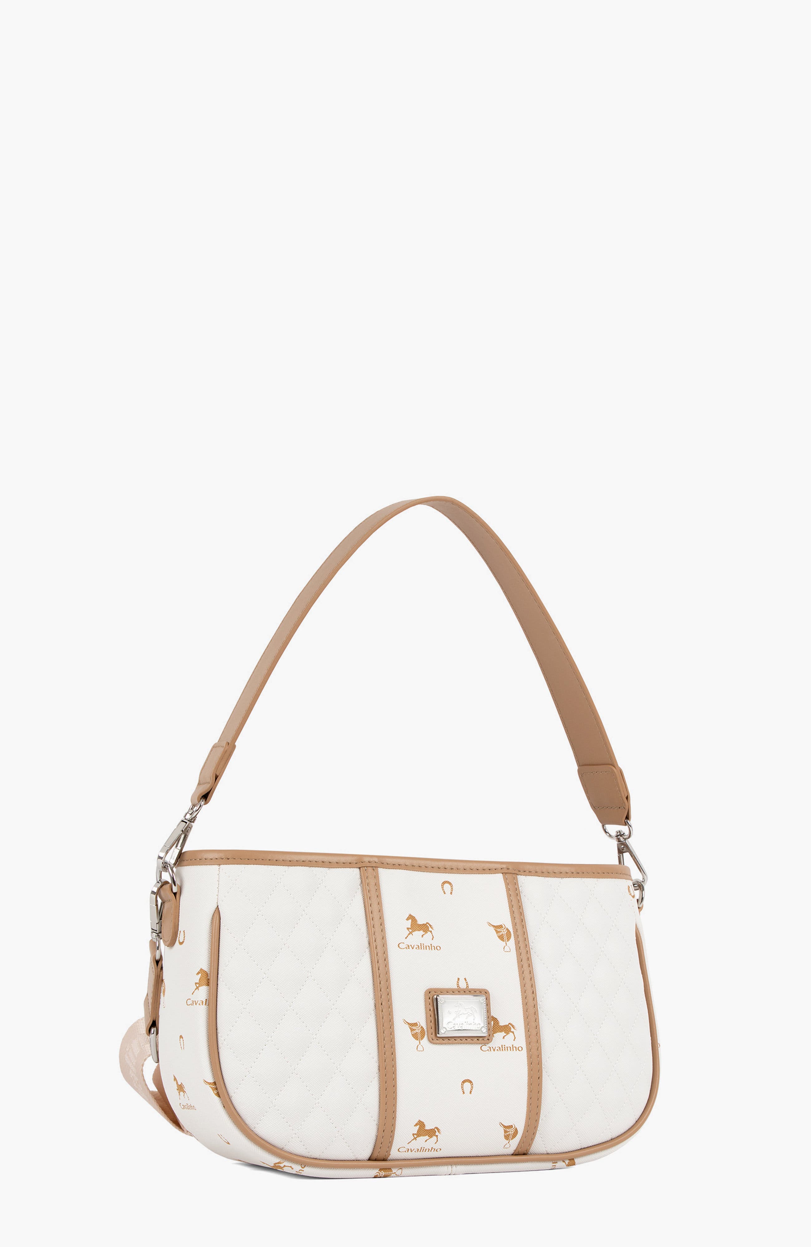 Di Cavallo Handbag 615, Alternate, color, White