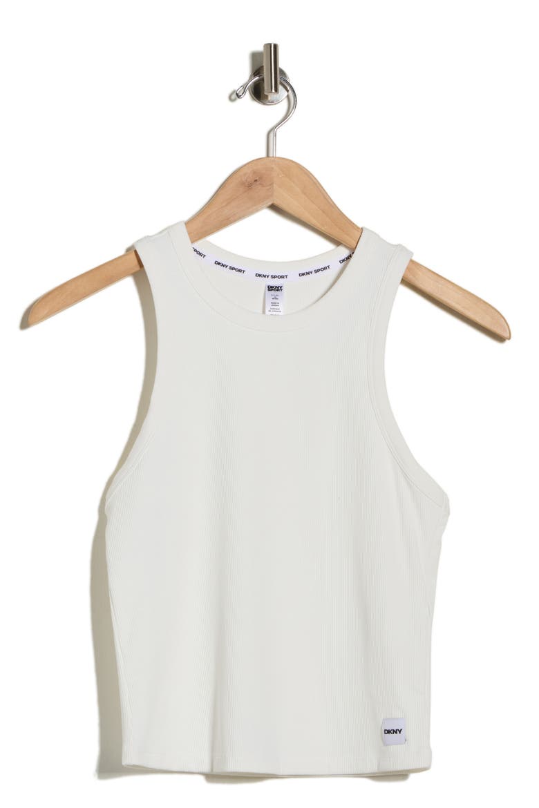 Hudson Rib Knit High Neck Tank, Main, color, IVORY