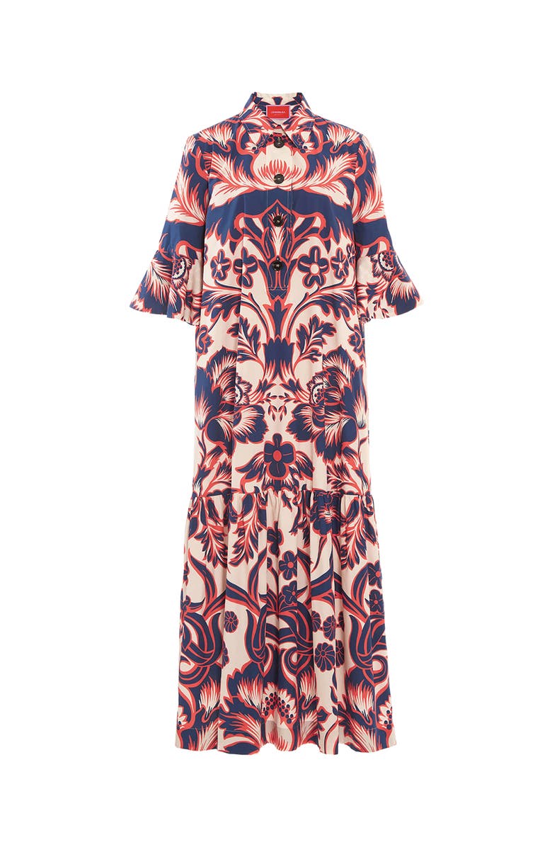 La DoubleJ Artemis Dress Va-Va Placée White, Alternate, color, 