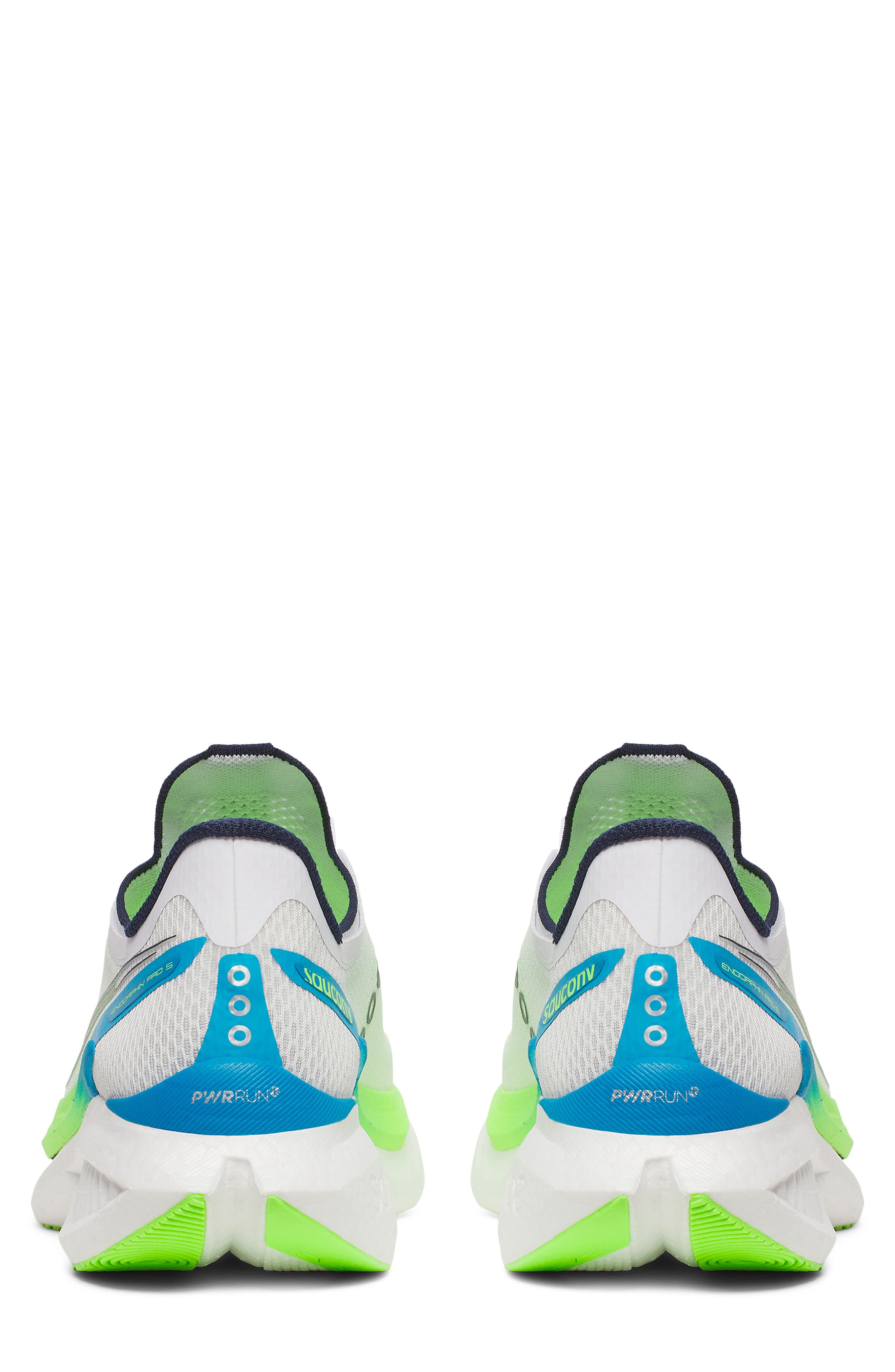 Saucony Endorphin Pro 5 Racing Shoe, Alternate, color, White/ Slime