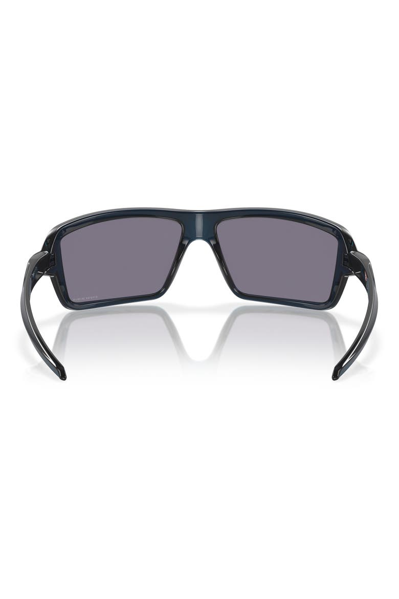 Cables 63mm Prizm™ Oversize Rectangular Sunglasses, Alternate, color, GREY BLUE