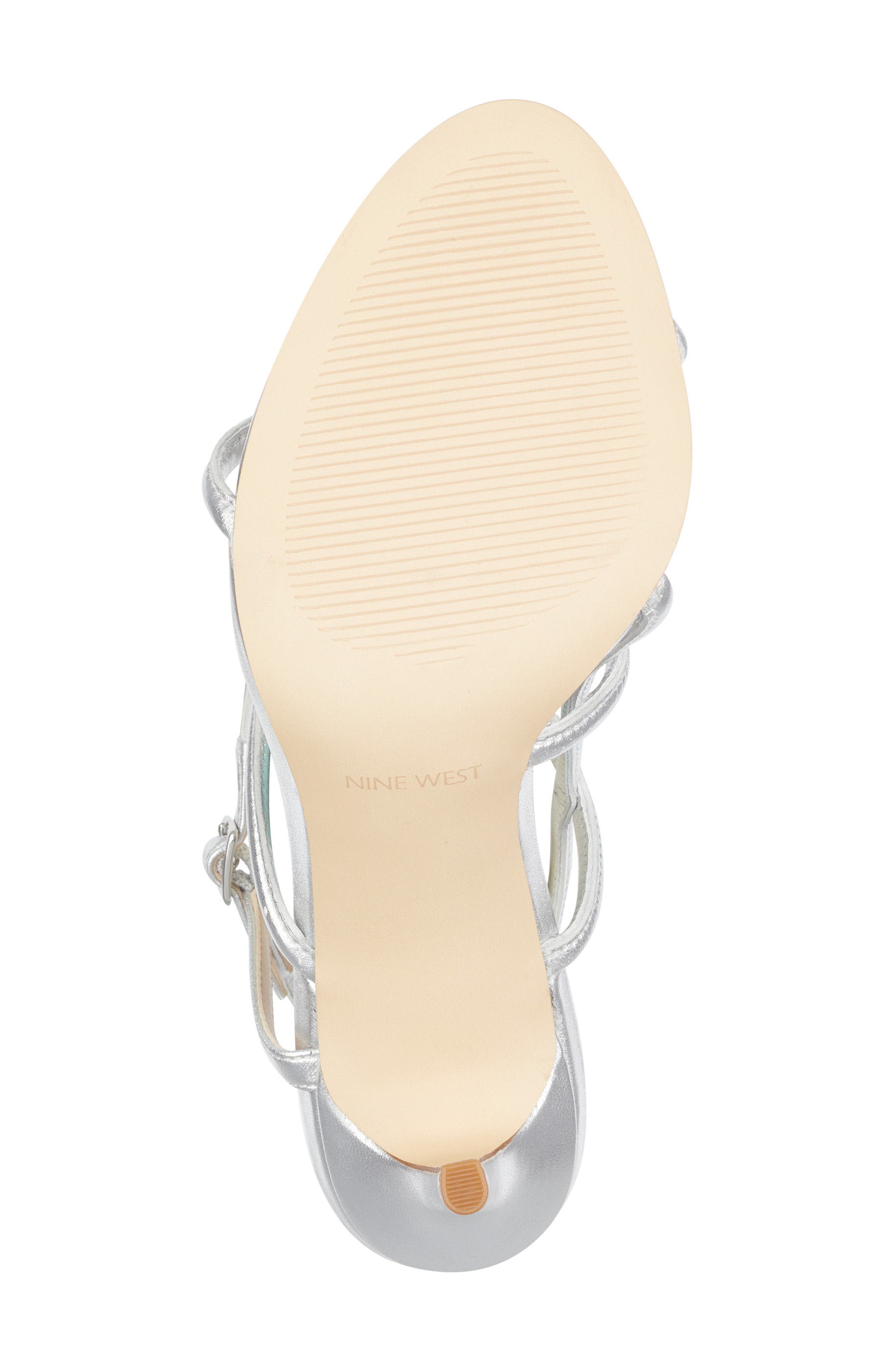 Mericia Cage Sandal, Alternate, color, SILVER LEATHER