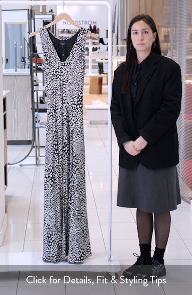 Sinead Print Midi Dress, sales video thumbnail