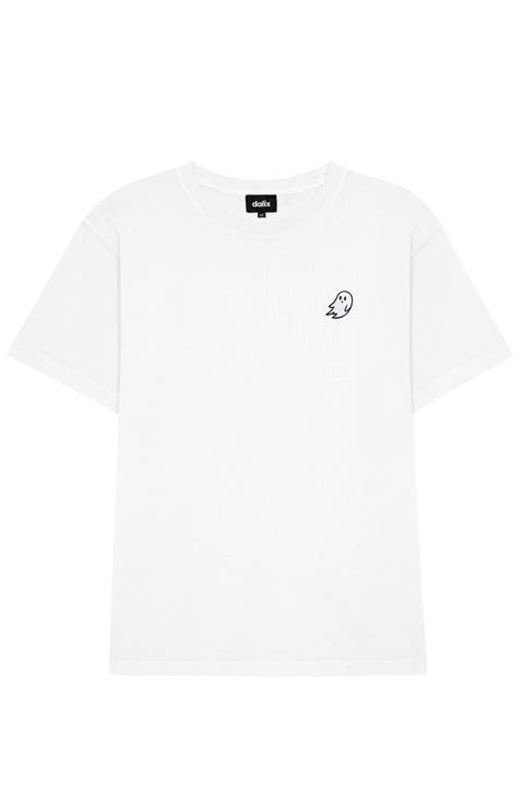 Mens Ghost Midweight Garment Dye Tee
