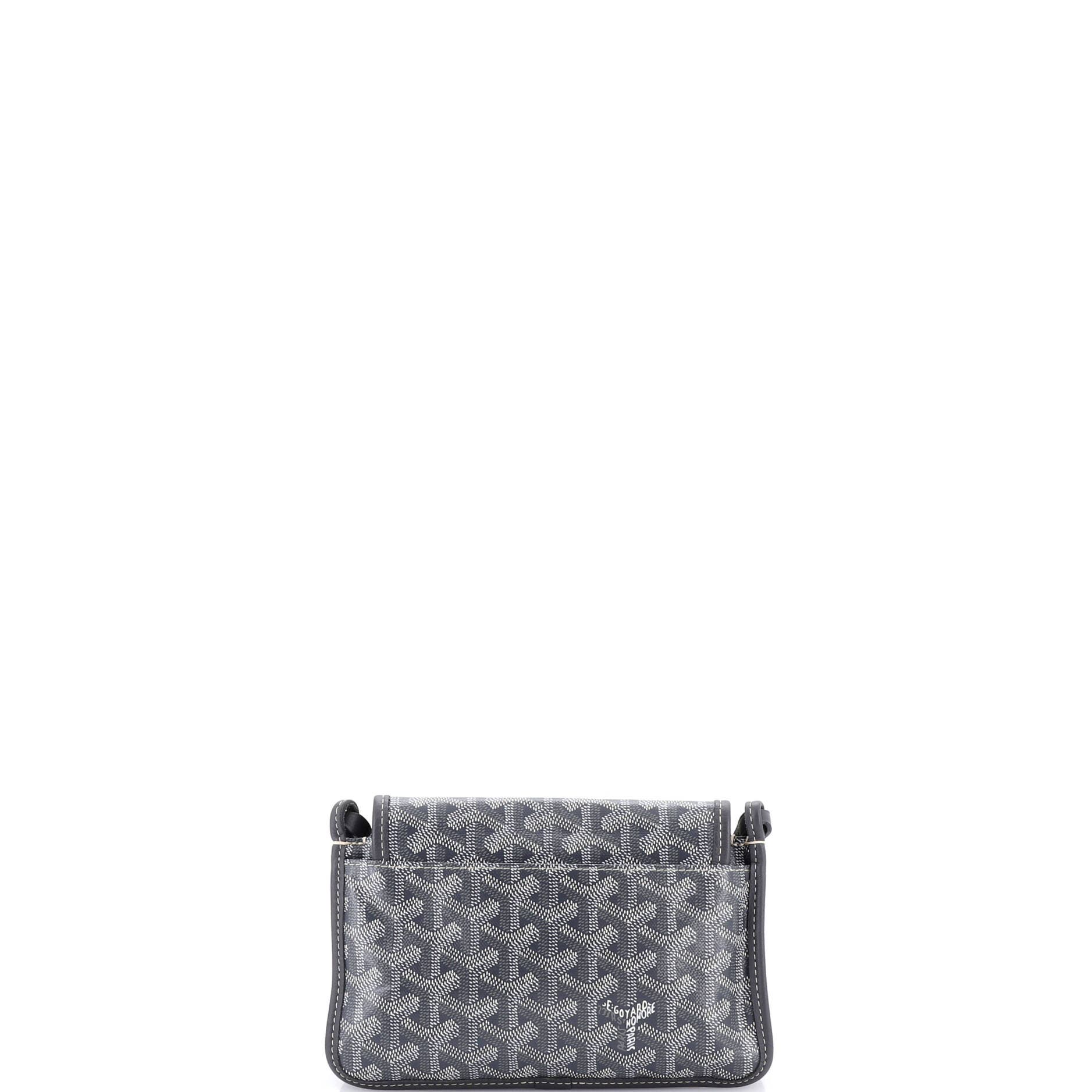 Plumet Clutch Wallet Coated Canvas, Alternate, color, Grey