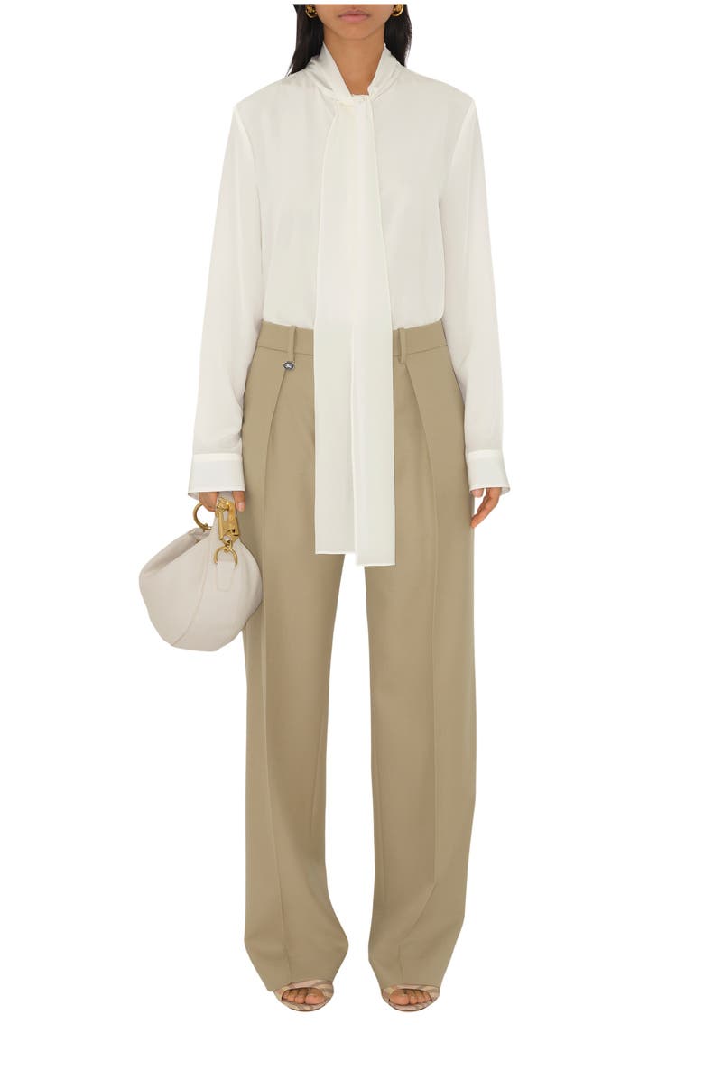 Burberry Silk Blouse, Main, color, 