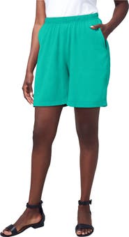 Jessica London Soft Ease Knit Shorts