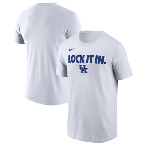 Men's Nike  White Kentucky Wildcats 2026 On-Court Bench T-Shirt