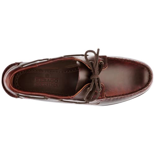 Sebago Endeavor Boat Shoe In Brown, Men's At Urban Outfitters In Burgundy