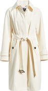 BCBG Max Azria Water Resistant Belted Trench Coat
