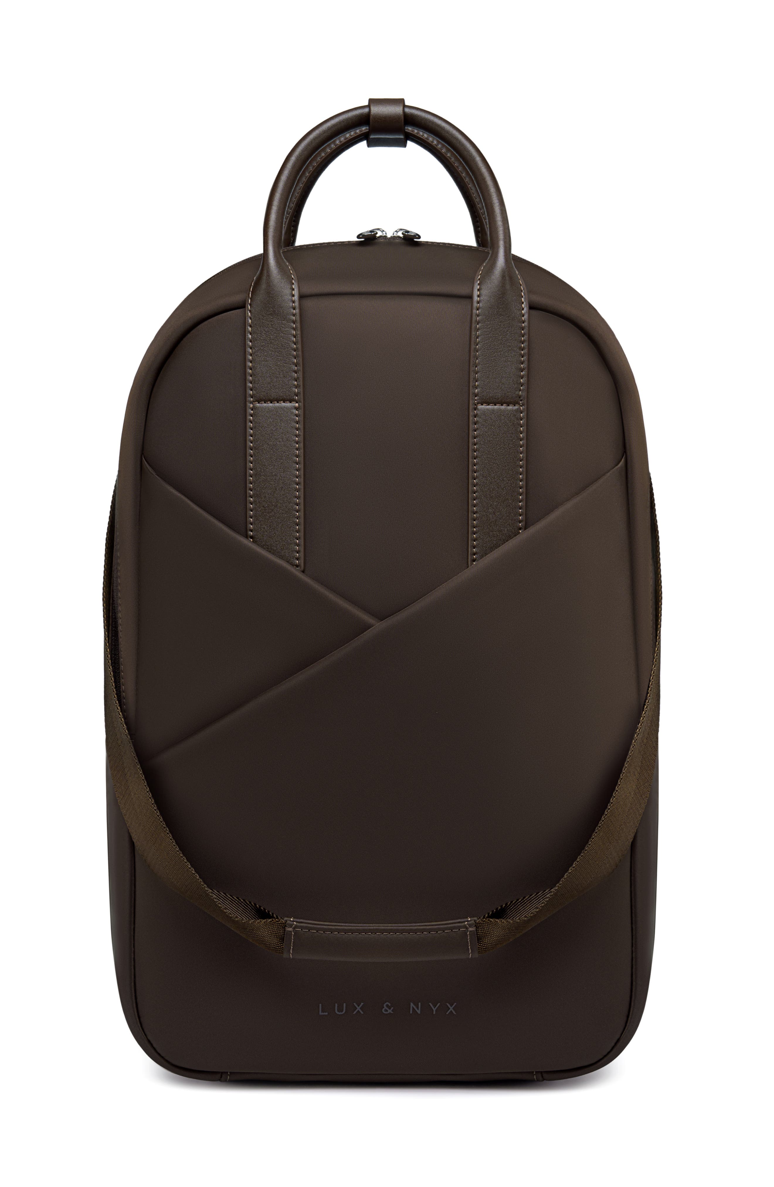 Slim Origami Convertible Backpack, Main, color, Espresso