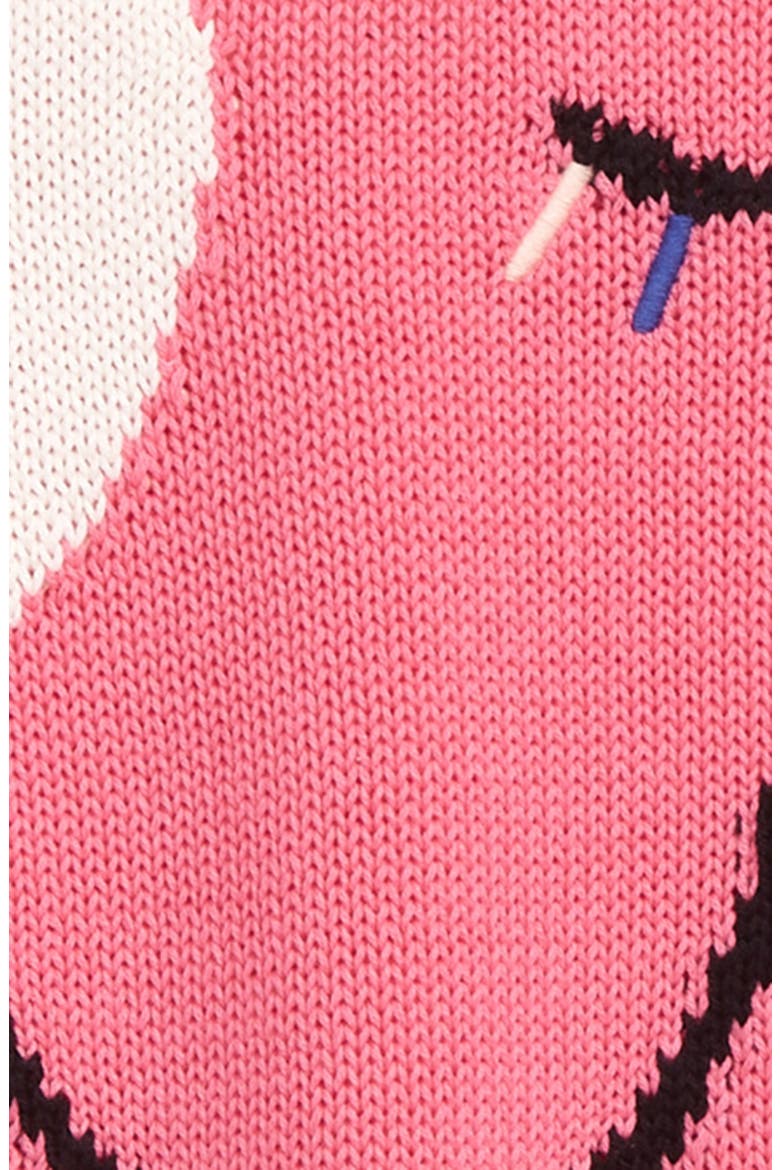 Kids' Icon Sweater, Alternate, color, PINK AZALEA WINKY SMILE