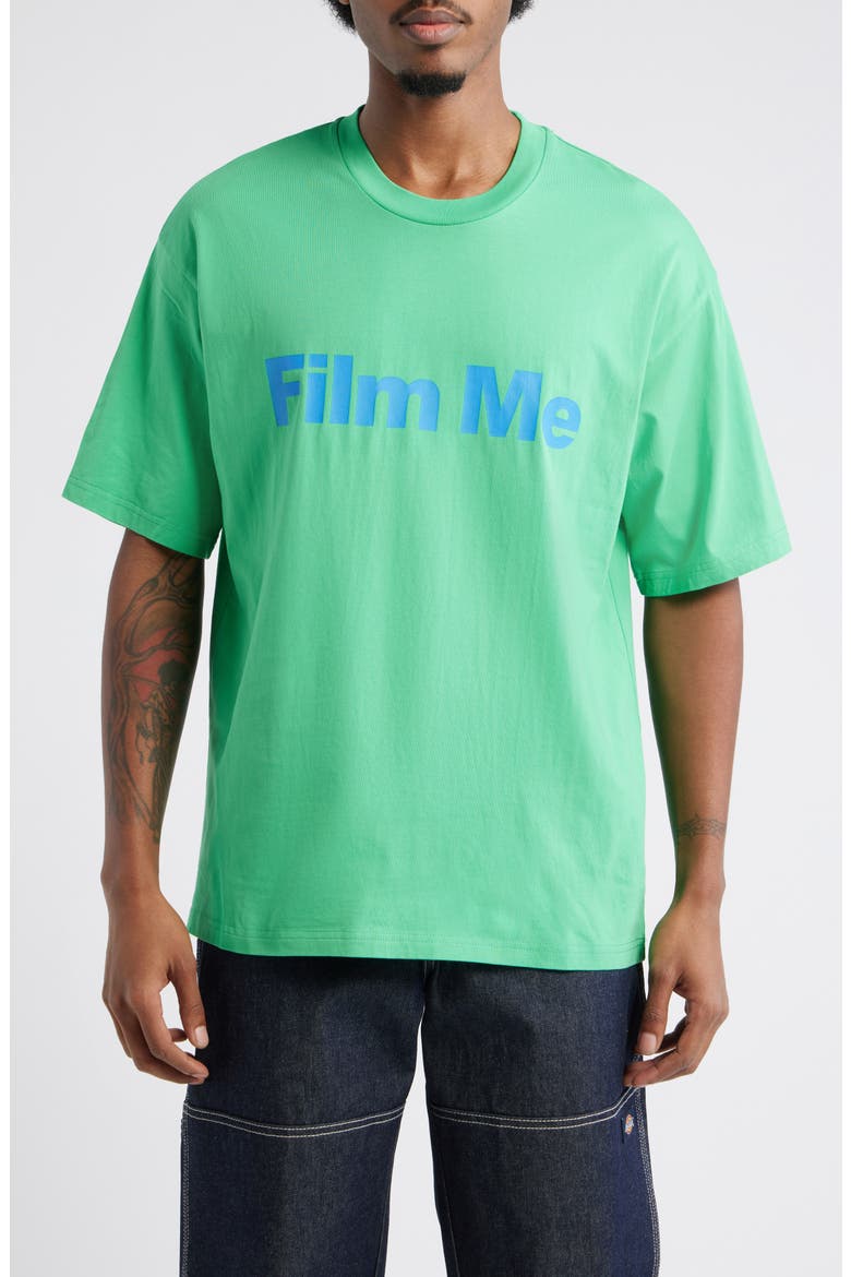 Film Me Cotton Graphic T-Shirt, Main, color, GREEN