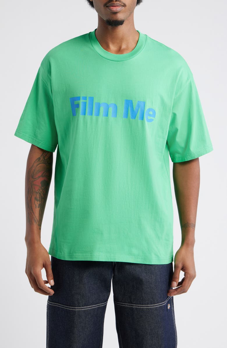 BOILER ROOM Film Me Cotton Graphic T-Shirt, Main, color, Green