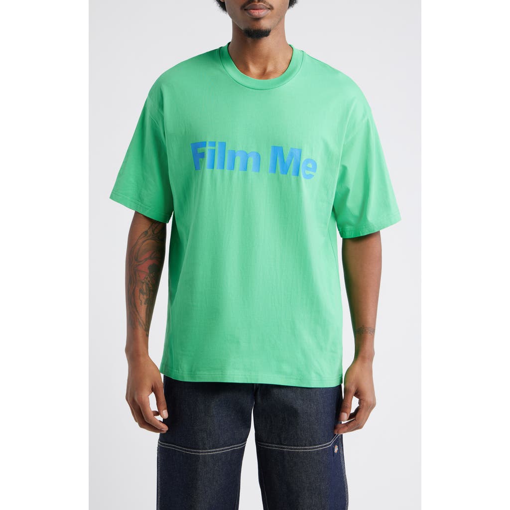 Boiler Room Film Me Cotton Graphic T-shirt In Green