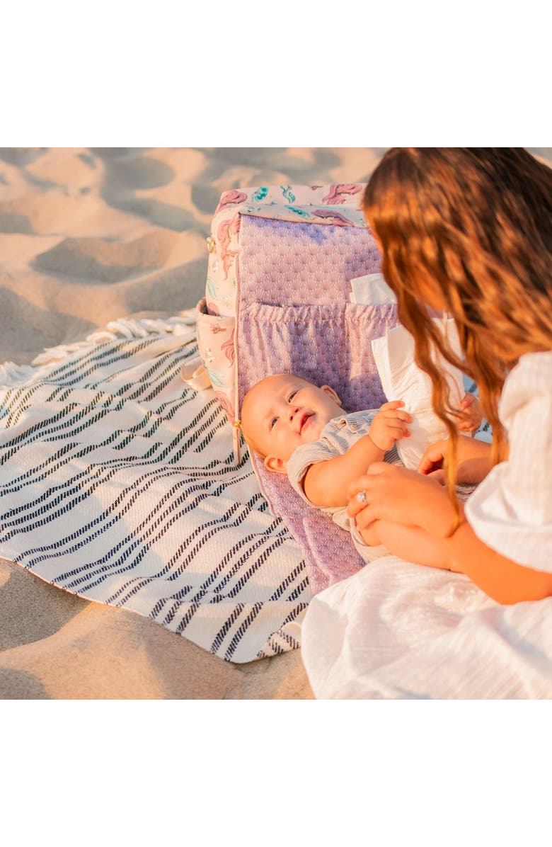 Petunia Pickle Bottom x Disney The Little Mermaid Boxy Water Resistant Backpack, Alternate, color,