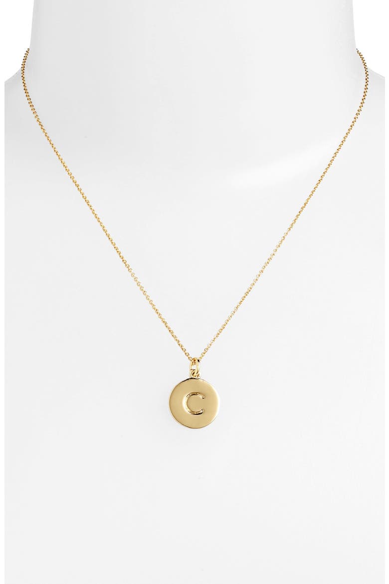 one in a million initial pendant necklace, Alternate, color, C- GOLD