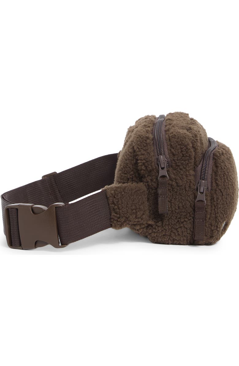 Faux Shearling Belt Bag
