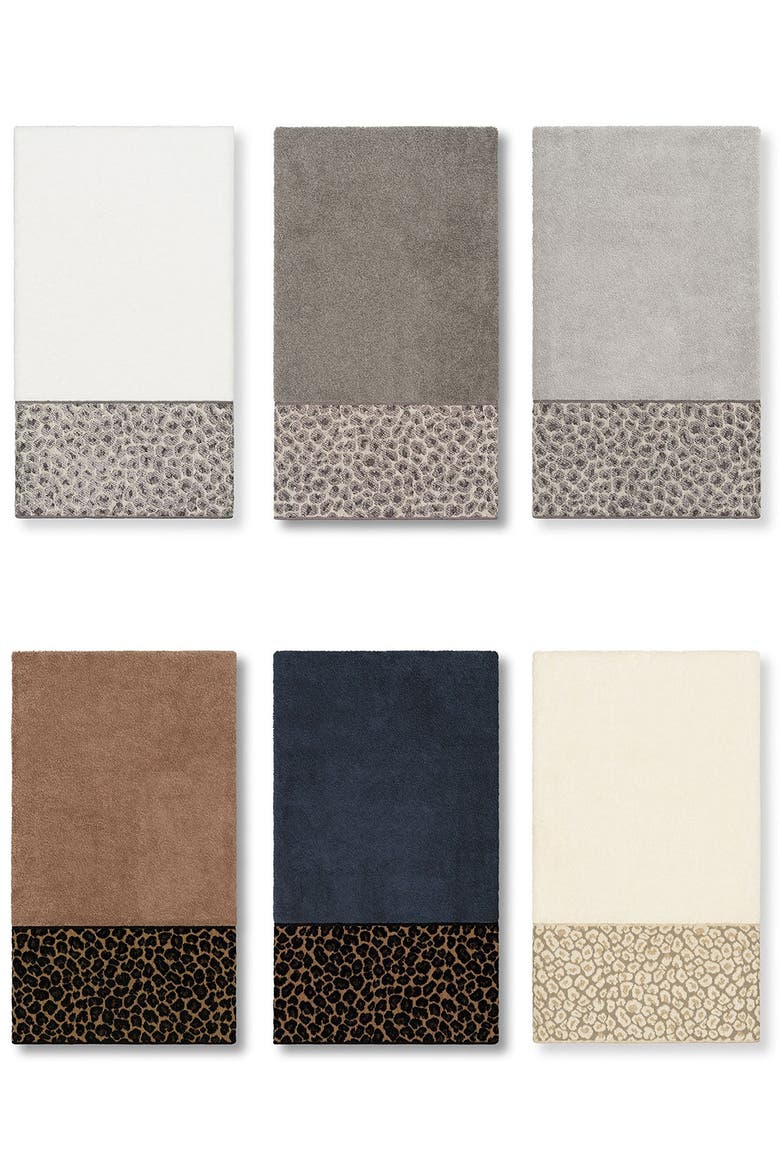 Spots Embellished Bath Towel - Dark Grey, Alternate, color, DARK GREY