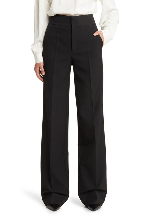 High Waist Wide Leg Trousers
