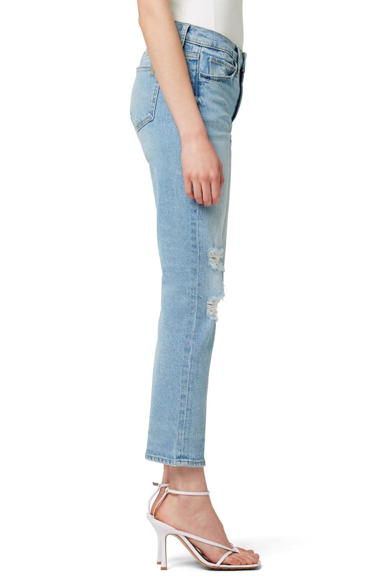 Joe's The Lara Ripped Ankle Slim Jeans, Alternate, color, 