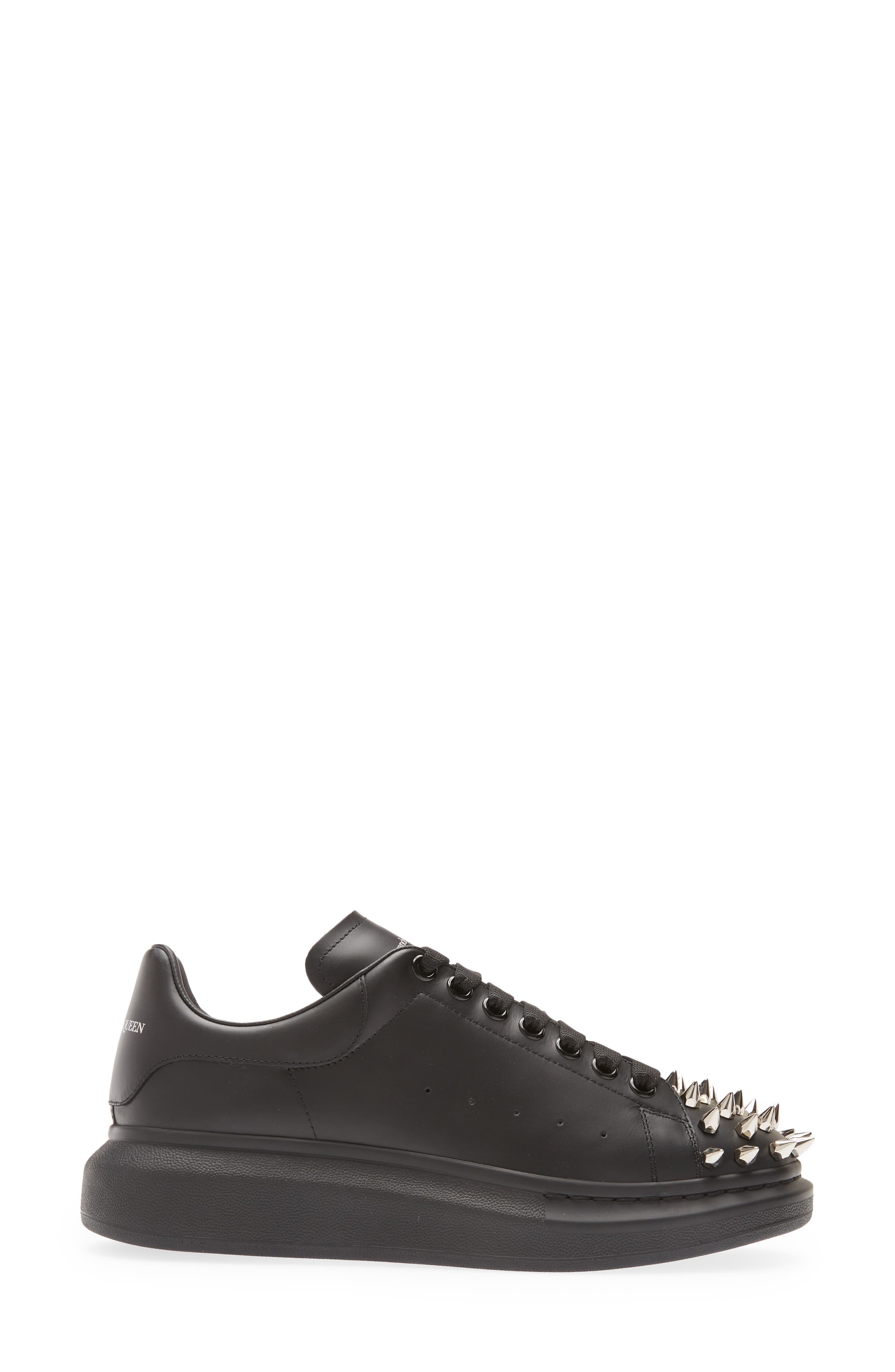McQueen Oversized Punk Stud Sneaker, Alternate, color, 