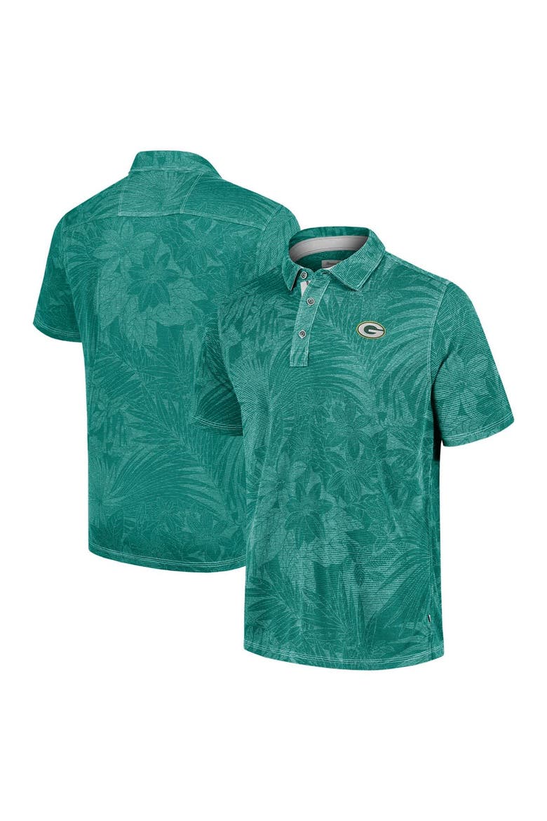 Men's Tommy Bahama Green Green Bay Packers Sport Santiago Paradise Polo, Main, color, Green