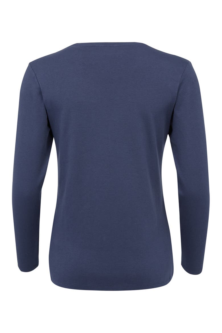 Long Sleeve Crew Neck T-Shirt, Alternate, color, Navy