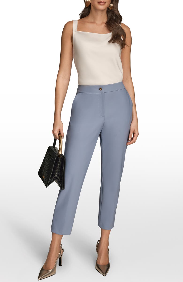 Donna Karan New York Slim Fit Ankle Pants, Alternate, color, Tempest