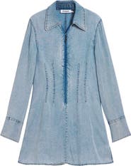 Desigual Long Sleeve Denim Shirtdress