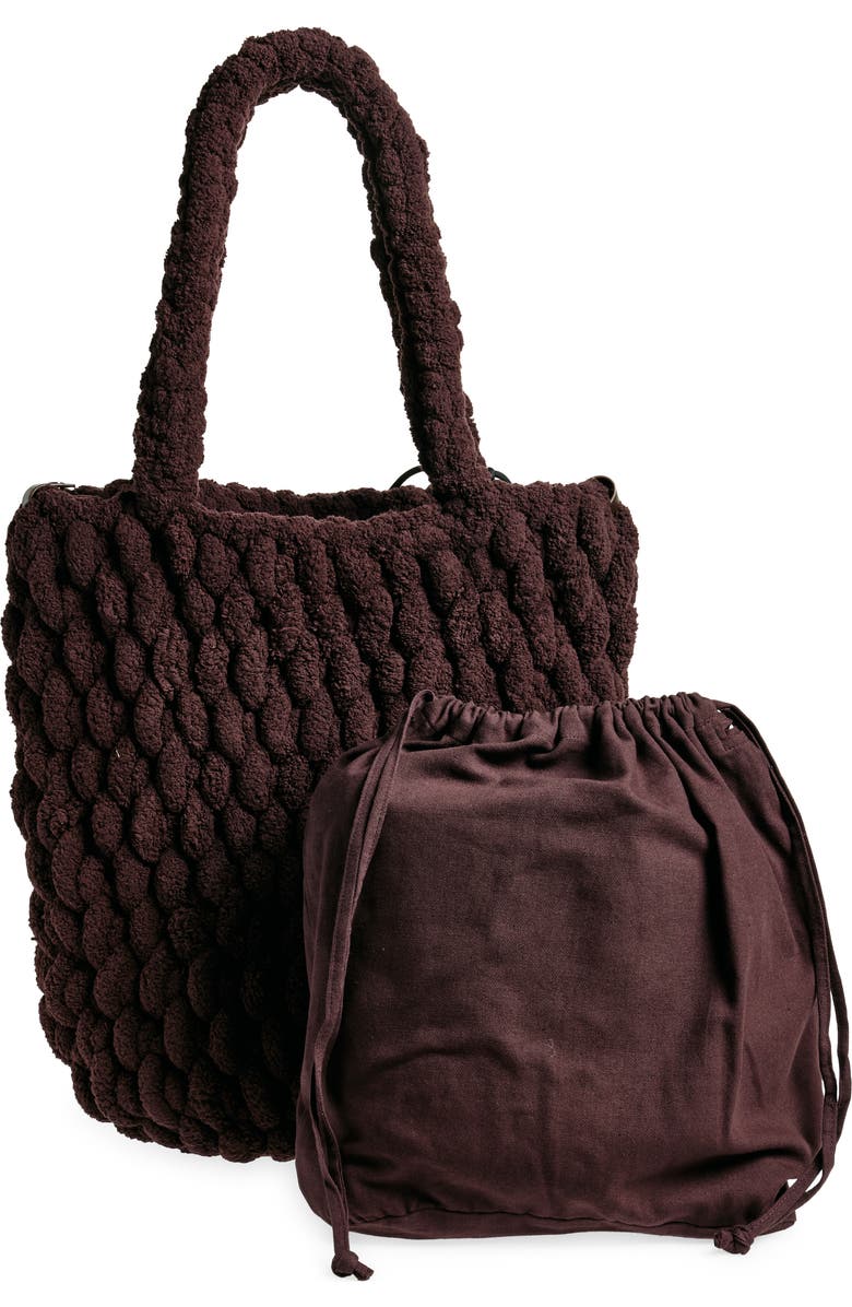 JW Anderson Large Chenille Blanket Tote, Alternate, color,