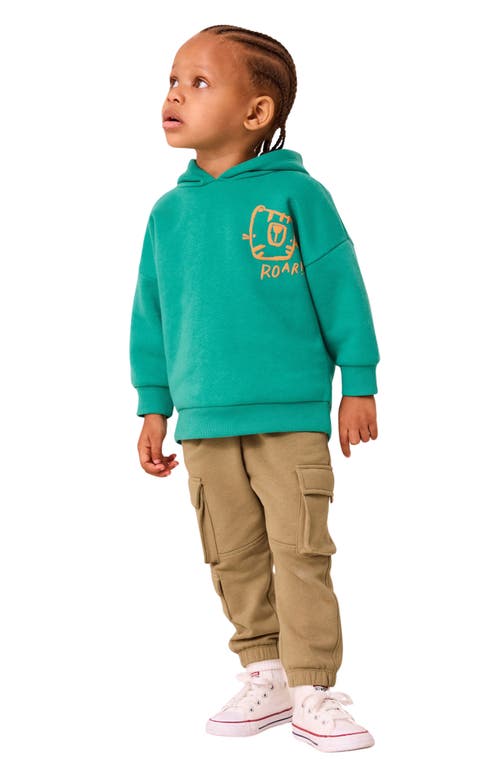 Next Kids' Roar Hoodie & Cargo Joggers Set In Green