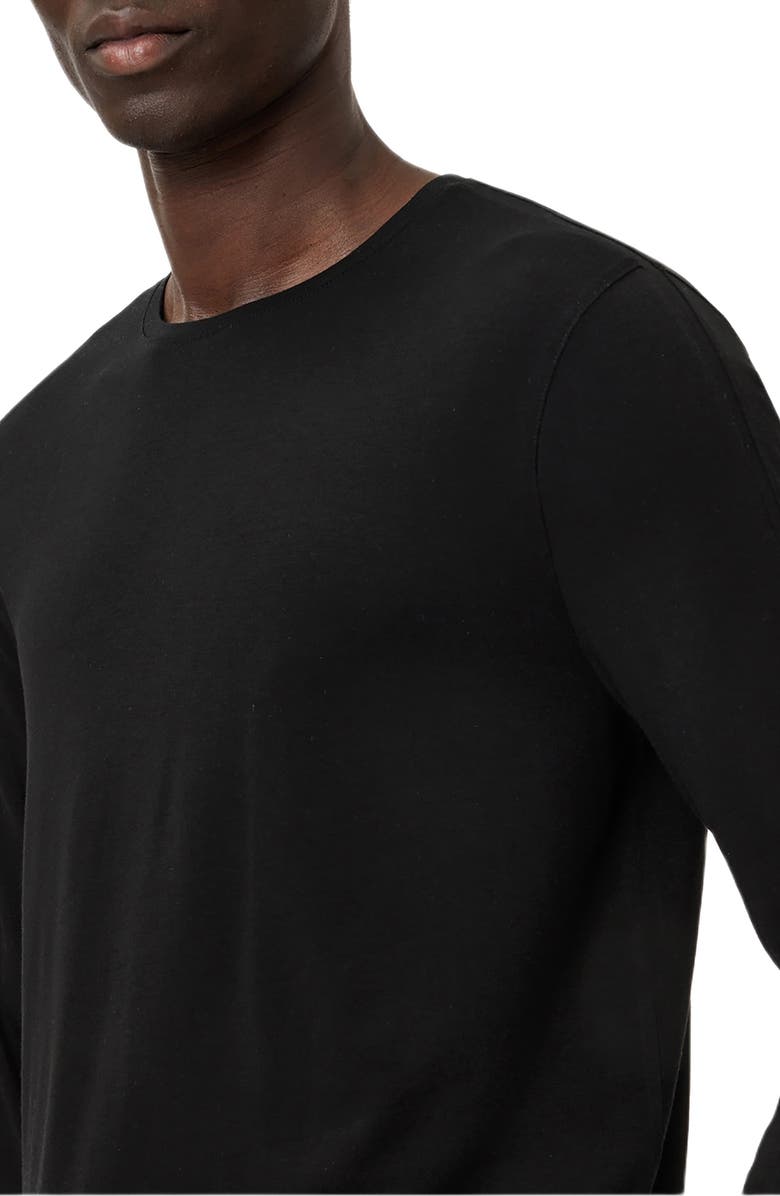 John Varvatos Clemente Lyocell & Wool Long Sleeve T-Shirt, Alternate, color, 