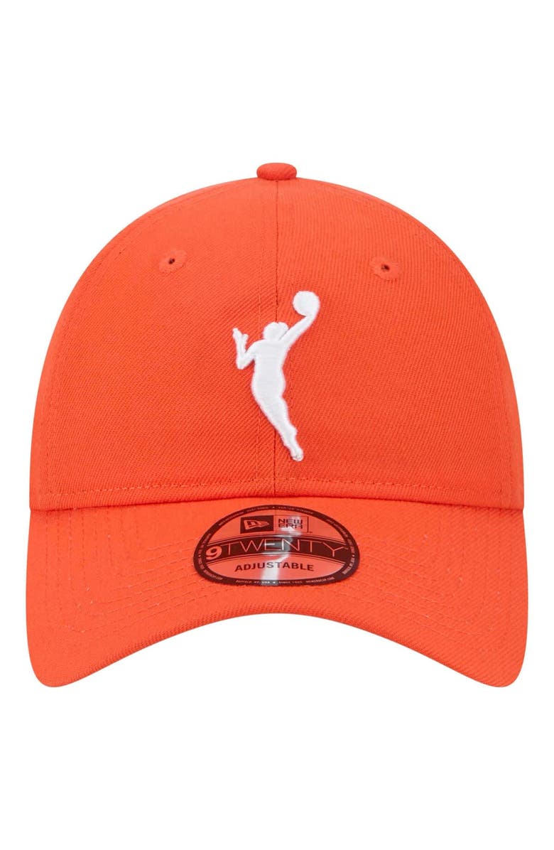 New Era Men's New Era Orange WNBA Logo 9TWENTY Adjustable Hat, Alternate, color,
