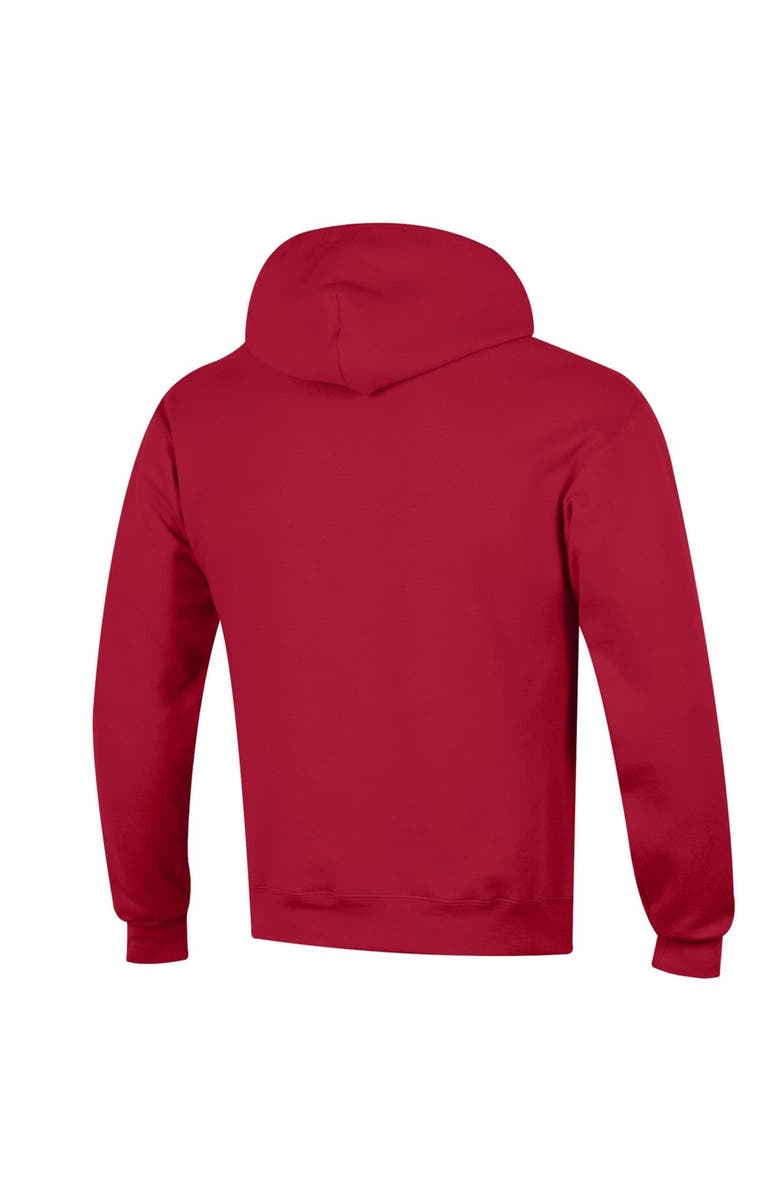 Champion Men's Champion Scarlet Utah Utes Arched Logo Fleece Pullover Hoodie, Alternate, color, Red