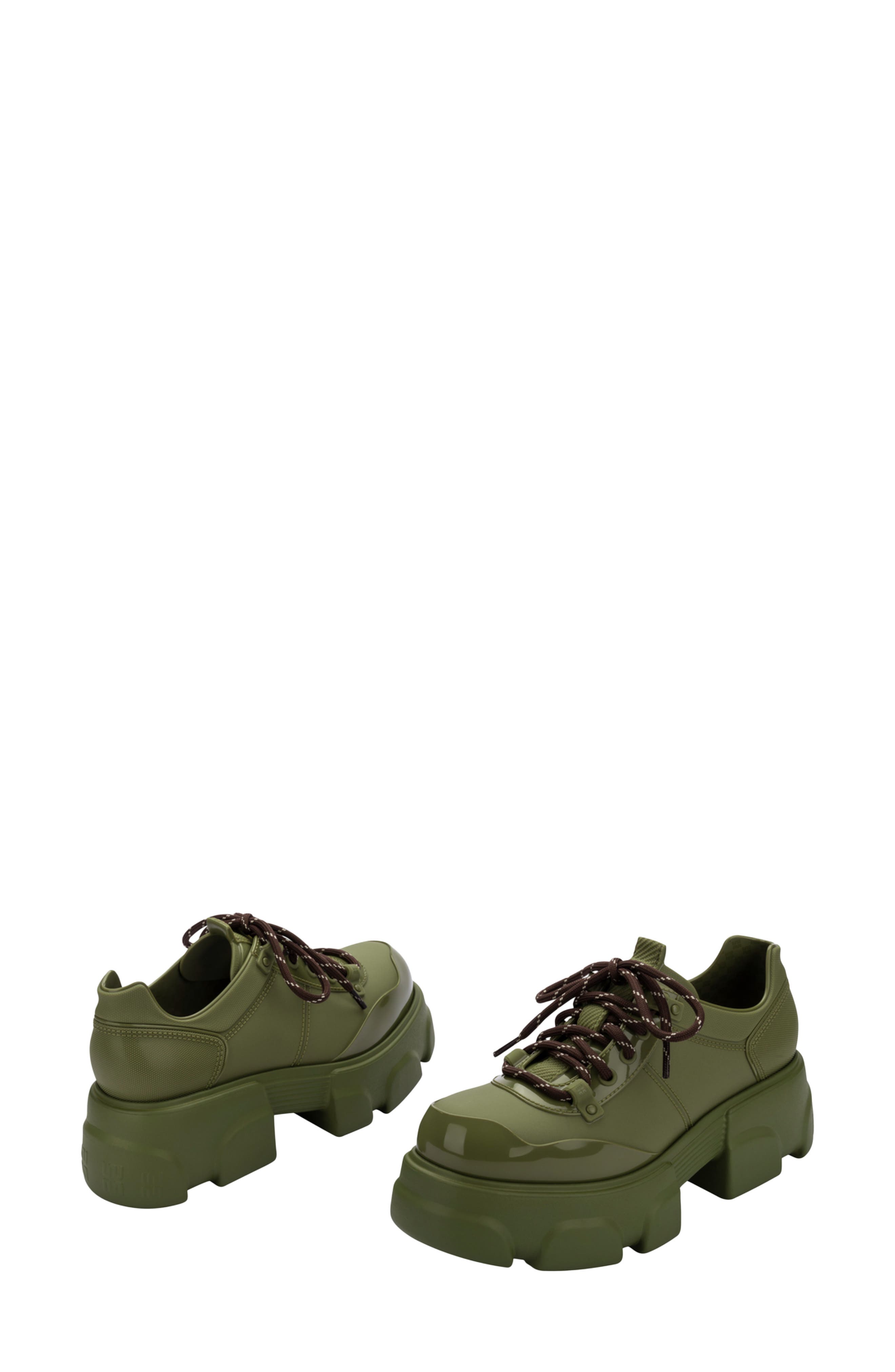 Camp Platform Sneaker, Alternate, color, GREEN