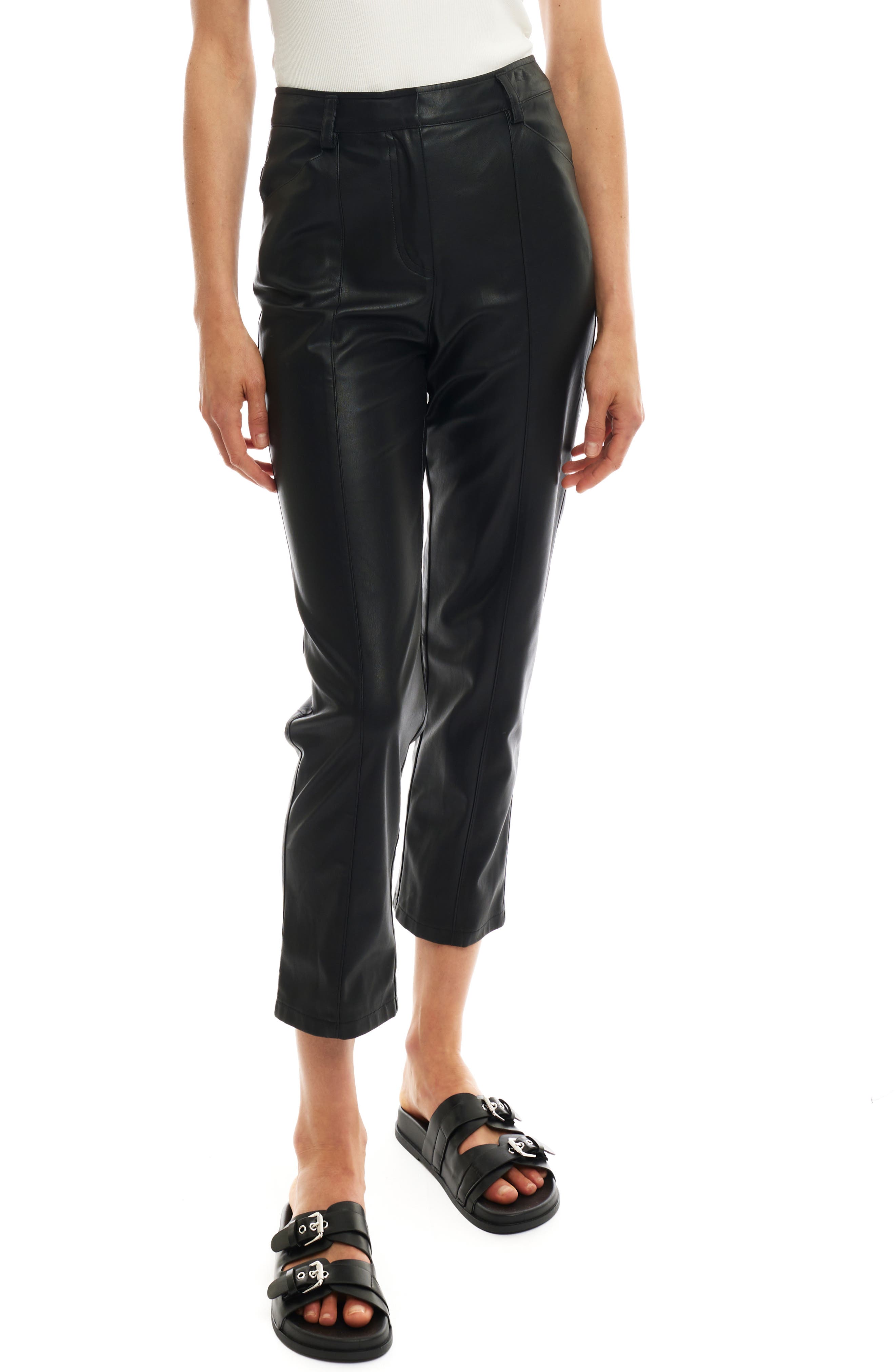 Jen Faux Leather Trousers