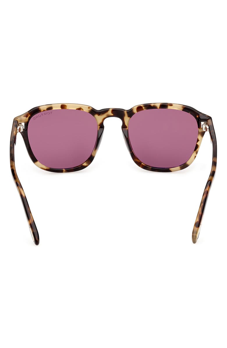 TOM FORD 52mm Round Sunglasses, Alternate, color, 