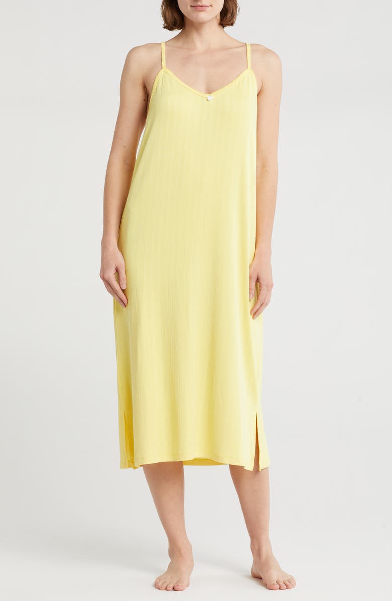 JACLYN Pointelle Cami Sleep Shirt, Main, color,