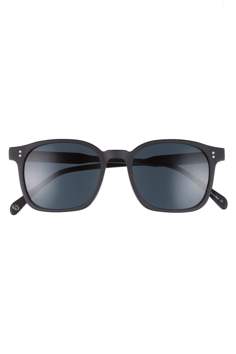 Dean 51mm Square Sunglasses, Alternate, color, MATTE BLACK/ GREY