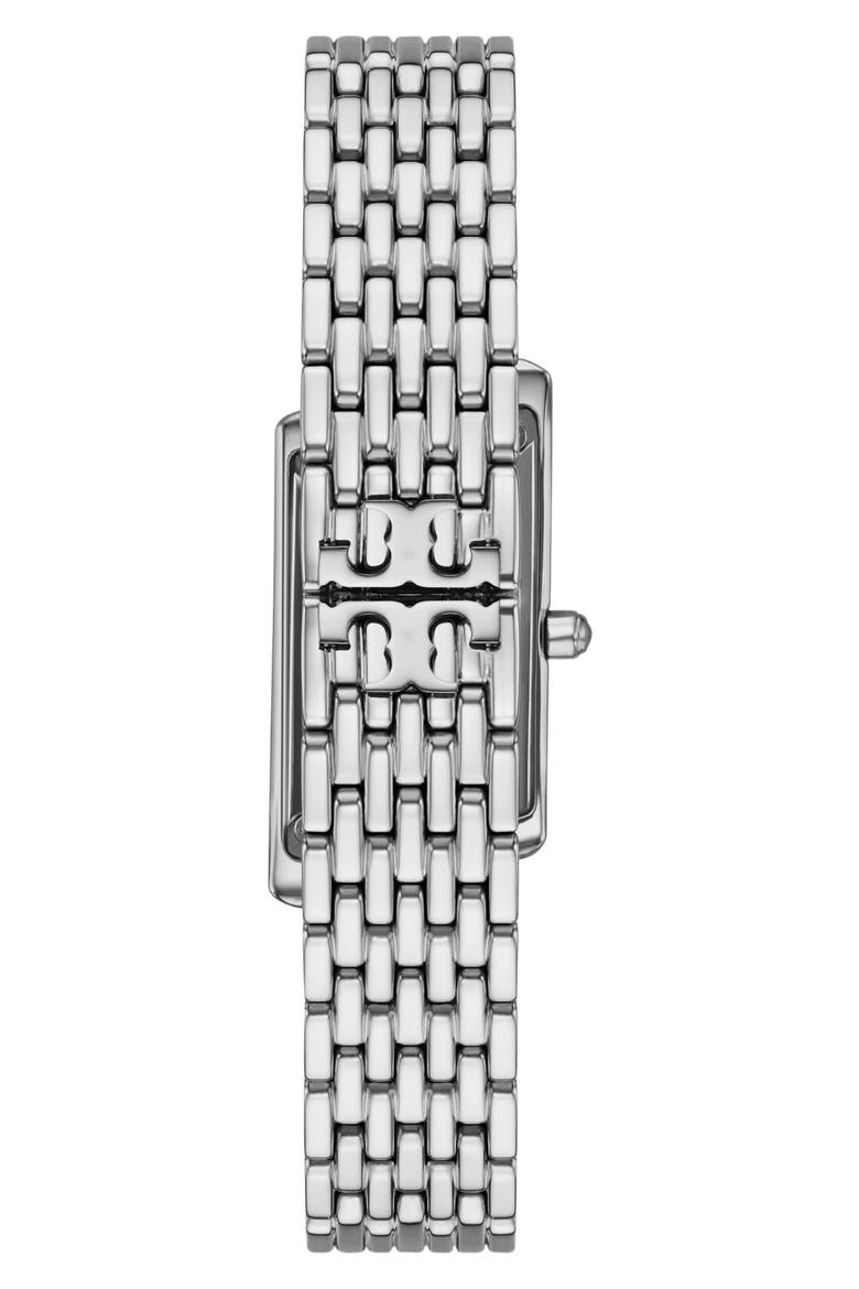 The Eleanor Angled Bracelet Watch, 37mm, Alternate, color, SILVER