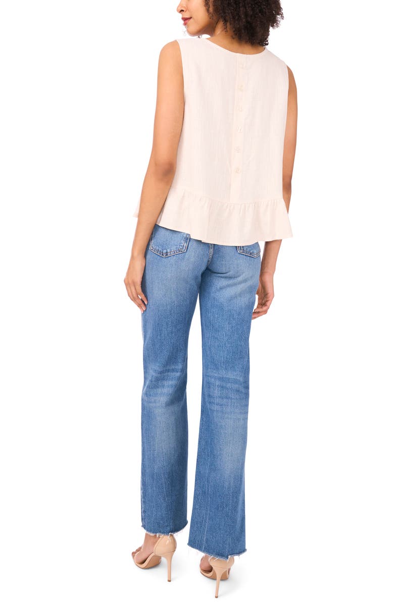 Vince Camuto Sleeveless Peplum Top, Alternate, color,
