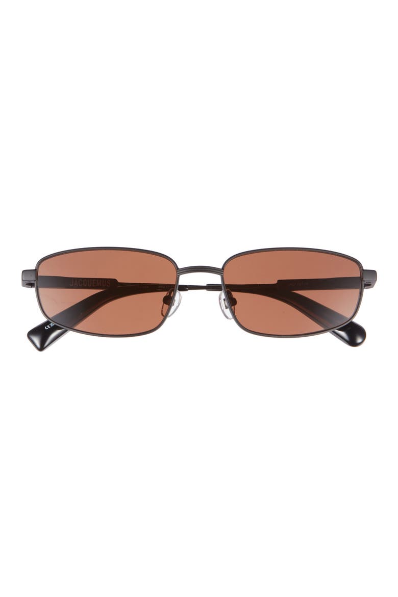 The Sera Aviator Sunglasses, Main, color, MATT BLACK/ BLACK/ CHOCOLATE